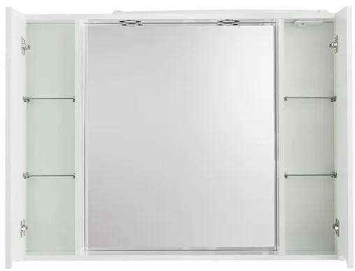 Шкаф-зеркало BelBagno FLY-MARINO 100 Bianco Lucido MARINO-SPC-1000/750-2A-BL-P