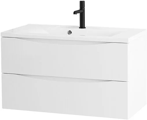 Тумба под умывальник подвесная BelBagno MARINO 110 Bianco Lucido MARINO-1100-2C-SO-BL-P