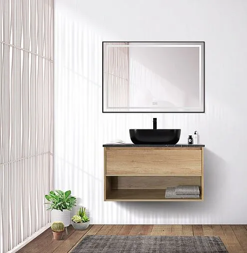 Тумба-умывальник подвесная BelBagno KRAFT 80 Rovere Nebrasca Nature KRAFT-800-1C-SO-RNN+