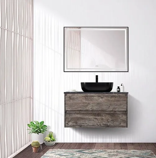 Тумба-умывальник подвесная BelBagno KRAFT 100 Pino Pasadena KRAFT-1000-2C-SO-PP+