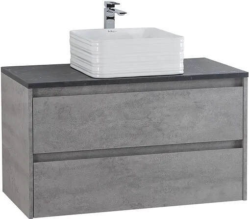 Тумба-умывальник подвесная BelBagno KRAFT 80 Cemento Grigio KRAFT-800-2C-SO-CG