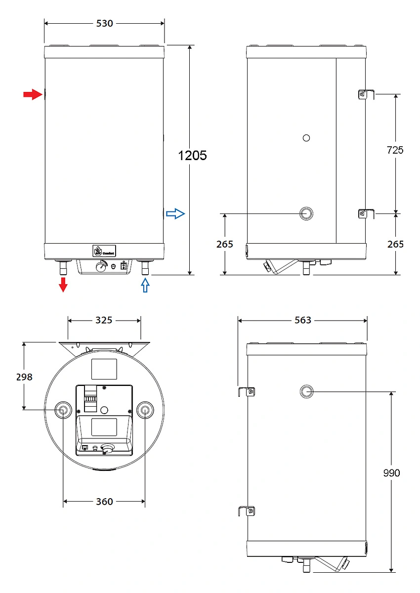 Подключение бойлера acv comfort