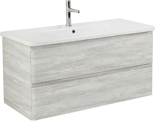 Тумба-умывальник подвесная BelBagno ALBANO-CER 105 Rovere Vintage Bianco ALBANO-CER-1050-2C-SO-RVB+12105-KL