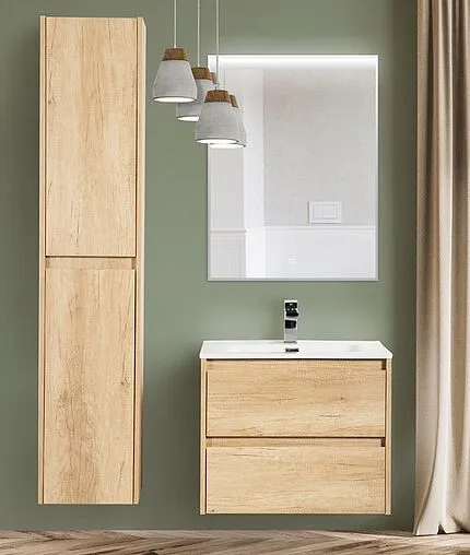 Тумба-умывальник подвесная BelBagno KRAFT 70 Rovere Nebrasca Nature KRAFT-700-2C-SO-RNN+BB700ETL