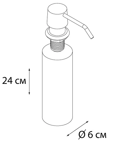 Дозатор для жидкого мыла Fixsen Hotel хром FX-31012C