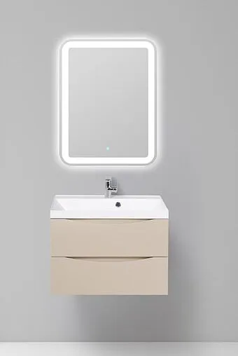 Тумба под умывальник подвесная BelBagno MARINO 80 Crema Opaco MARINO-800-2C-SO-CO-P