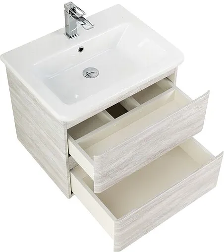 Тумба-умывальник подвесная BelBagno ALBANO 60 Rovere Vintage Bianco ALBANO-600-2C-SO-RVB+BB600/455-LV-MR-ALR