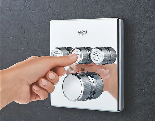 Термостат для 3 потребителей Grohe Grohtherm SmartControl хром 29126000