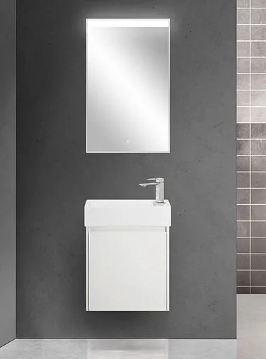 Тумба под умывальник подвесная BelBagno KRAFT MINI 50 L Bianco Opaco KRAFT MINI-500/260-1A-SO-BO-L