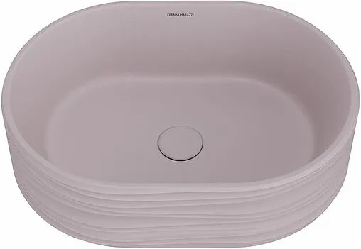 Раковина Kerama Marazzi Artbasin Conchiglia 50 белый матовый SA.wb.50\MAL