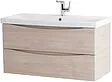 Тумба-умывальник подвесная BelBagno MARINO-CER 80 Rovere Grigio MARINO-CER-800-2C-SO-RG-P+BB-0322-80-LVB