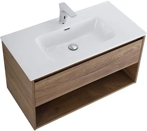 Тумба-умывальник подвесная BelBagno KRAFT 80 Rovere Tabacco KRAFT-800-1C-SO-RT+