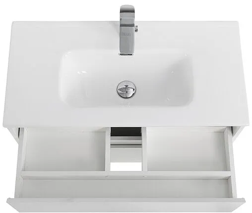 Тумба под умывальник подвесная BelBagno KRAFT 39 80 Bianco Opaco KRAFT 39-800/390-2C-SO-BO