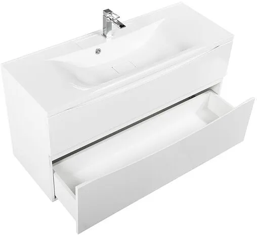 Тумба-умывальник подвесная BelBagno MARINO-H60 70 Bianco Lucido MARINO-H60-700-2C-SO-BL-P+BB700/450-LV-MR-AST