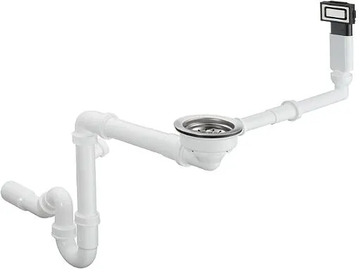 Сифон бутылочный для мойки с переливом Hansgrohe D14-10 43921800