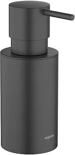 Дозатор для жидкого мыла Aquatek Оберон чёрный матовый AQ4229MB