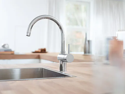 Смеситель для кухни Grohe Minta хром матовый 32917DC0