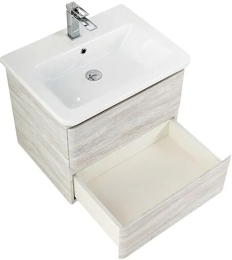 Тумба-умывальник подвесная BelBagno ALBANO-CER 60 Rovere Vintage Bianco ALBANO-CER-600-2C-SO-RVB+12060-KL