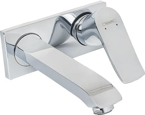 Смеситель для раковины из стены Hansgrohe Metris хром 31085000