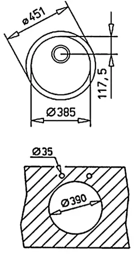 Мойка кухонная Teka Be 390 нержавеющая сталь полированная 10125006