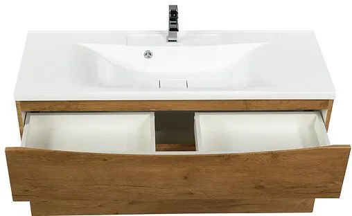 Тумба-умывальник подвесная BelBagno MARINO 110 Rovere Nature MARINO-1100-2C-SO-RN-P+BB1100/450-LV-MR-PR