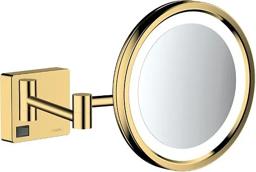 Косметическое зеркало Hansgrohe AddStoris полированное золото 41790990