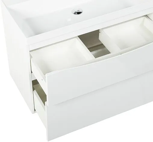 Тумба под умывальник подвесная BelBagno MARINO-H60 90 Bianco Lucido MARINO-H60-900-2C-SO-BL-P