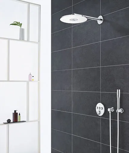 Термостат для 3 потребителей Grohe Grohtherm SmartControl белый/хром 29904LS0