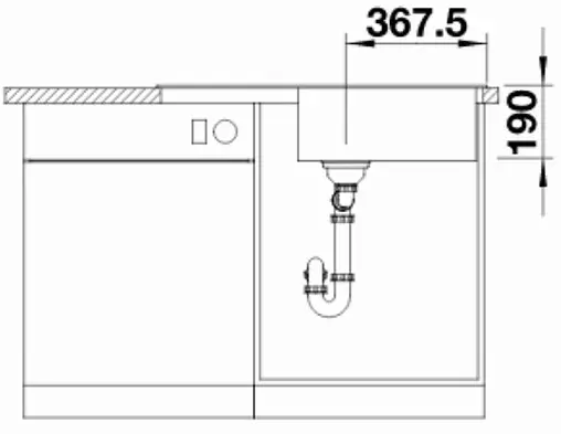 Мойка кухонная Blanco Legra XL 6 S 86 белый 523328