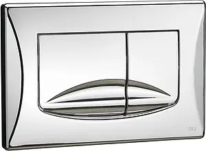 Клавиша смыва для унитаза OLI River 638504 хром глянцевый Клавиша смыва для унитаза OLI River 638504 хром глянцевый, 1