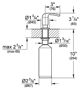 Дозатор для жидкого мыла Grohe Zedra хром 40553000 Дозатор для жидкого мыла Grohe Zedra хром 40553000, 3