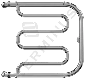 Полотенцесушитель водяной Terminus Фокстрот AISI 32х2 500х600 полированная сталь 4620768881299 Полотенцесушитель водяной Terminus Фокстрот AISI 32х2 500х600 полированная сталь 4620768881299, 1