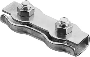 Зажим для троса из нержавеющей стали 3мм ACR SS304 DOUBLE Зажим для троса из нержавеющей стали 3мм ACR SS304 DOUBLE, 1