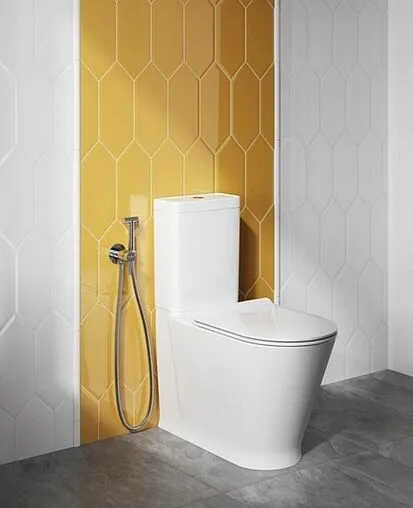 Унитаз-компакт безободковый Kerama Marazzi Plaza белый PLMR.wc.01+PLMR.cis.01