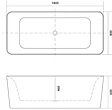 Ванна акриловая отдельностоящая Aquatek Квадро 180x80 AQ-K27880