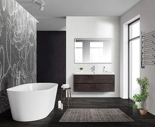 Тумба-умывальник подвесная BelBagno ALBANO 120 Rovere Nature Grigio ALBANO-1200-2C-SO-RNG+