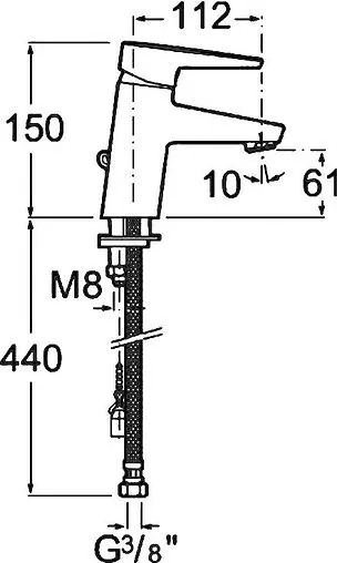 Смеситель для раковины Roca Esmai хром 5A3131C00