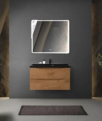 Тумба-умывальник подвесная BelBagno MARINO 90 Rovere Nature MARINO-900-2C-SO-RN-P+