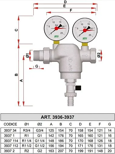 Фильтр тонкой очистки воды 2&quot;н x 2&quot;в Far FA 3937 2