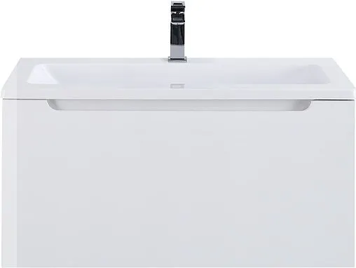 Тумба-умывальник подвесная BelBagno ETNA-M 80 Bianco Lucido ETNA-M-800/380-1C-SO-BL+BB800/380-LV-MR-ETN