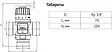 Трехходовой термостатический смесительный клапан ¾" +20...+43°С Kvs 1.6 Uni-Fitt 350G0130