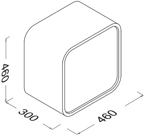 Шкаф ISVEA Soffice 46 белый/тик 23SQ9003046I