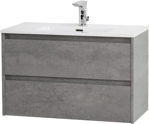 Тумба под умывальник подвесная BelBagno KRAFT 39 80 Cemento Grigio KRAFT 39-800/390-2C-SO-CG