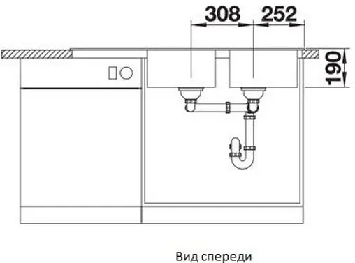 Мойка кухонная Blanco Legra 8 S 116 белый 523165