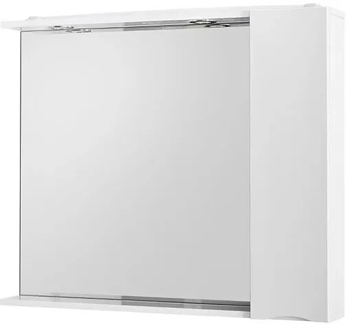 Шкаф-зеркало BelBagno FLY-MARINO 80 R Bianco Lucido MARINO-SPC-800/750-1A-BL-P-R