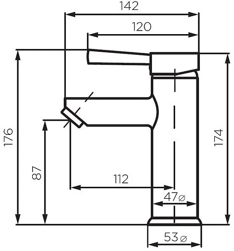 Смеситель для раковины Dorff Logic NEW нержавеющая сталь D3002100SS