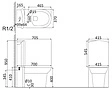 Унитаз-компакт Creo Ceramique Le Mans белый LM1002+LM1001+LM1003