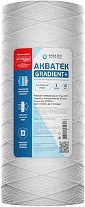 Картридж для механической очистки воды Big Blue 10" Aquatech Gradient+ FCPP(G)10BB-C1M Картридж для механической очистки воды Big Blue 10" Aquatech Gradient+ FCPP(G)10BB-C1M, 1