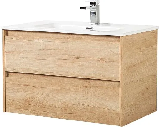 Тумба-умывальник подвесная BelBagno KRAFT 90 Rovere Nebrasca Nature KRAFT-900-2C-SO-RNN+