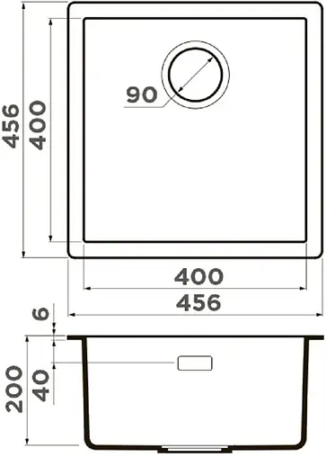 Мойка кухонная Omoikiri Yamakawa 45-U/I-GB графит 4993781